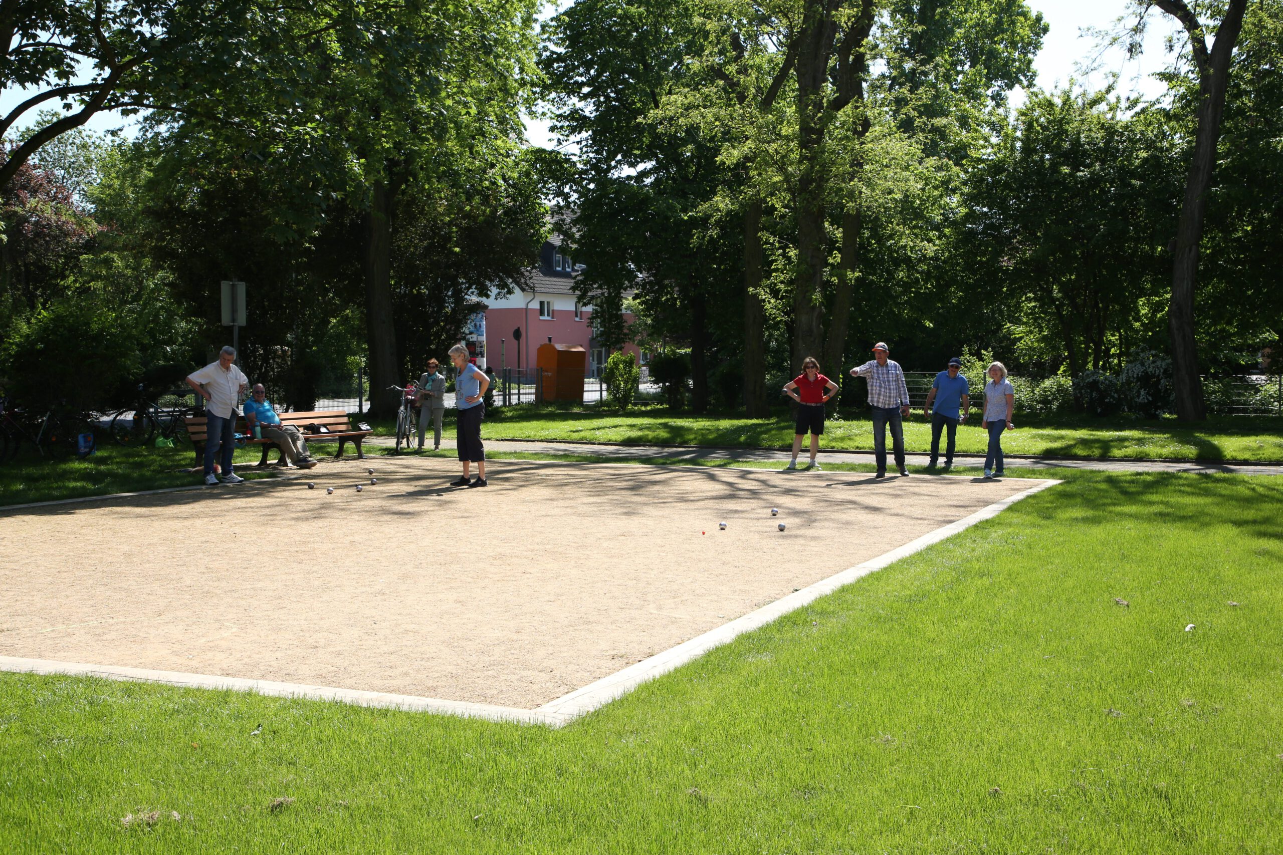 Unser Bouleplatz in Buschdorf